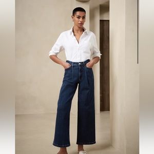 New! Wide Leg Crop Jeans